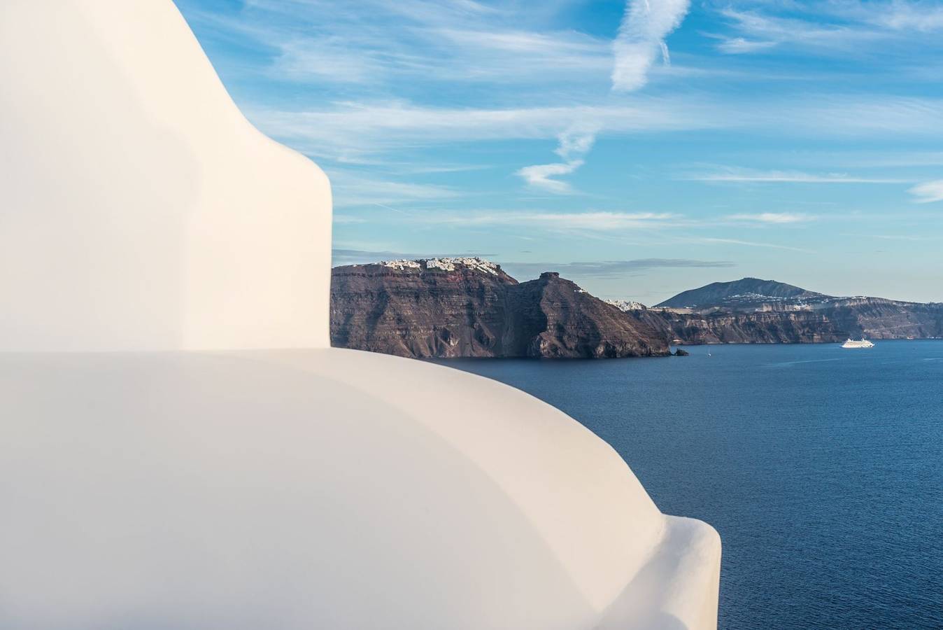 Villa für 2 Personen mit Meerblick in Oia, Santorin