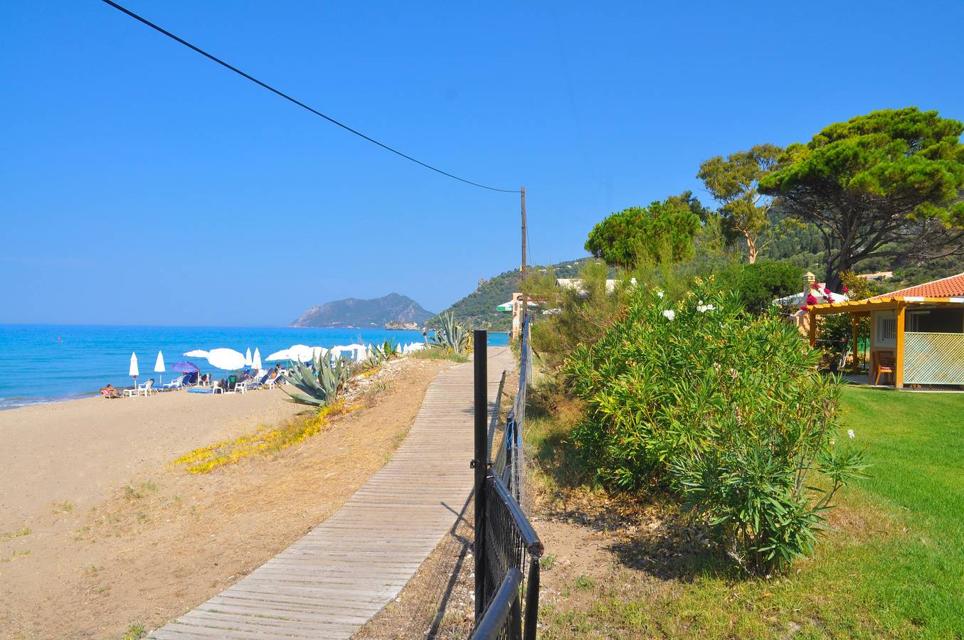 Beachfront holiday House “yannis” on Agios Gordios beach in Corfu in Agios Gordios, Corfu
