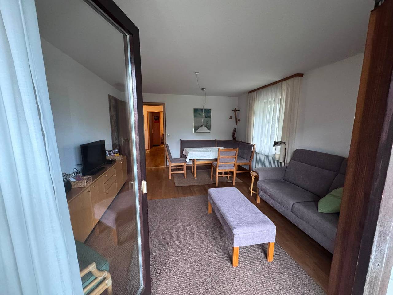 Geheel appartement, Appartement 'Halder' met bergzicht, balkon en wifi in Bad Oberdorf, Bad Hindelang