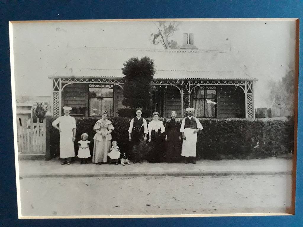 Das alte Bäckerhäuschen in Sydenham, Christchurch (Neuseeland)