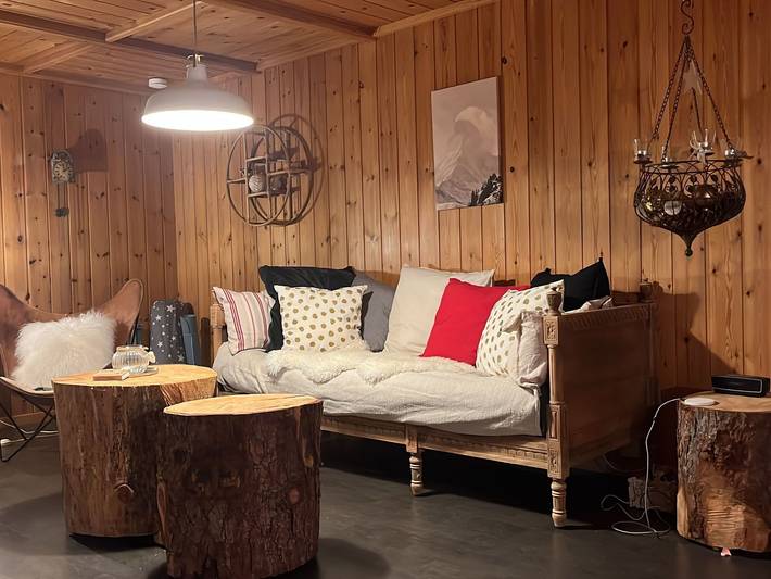 Ferienwohnung für 5 Personen, mit Balkon und Ausblick in Surselva