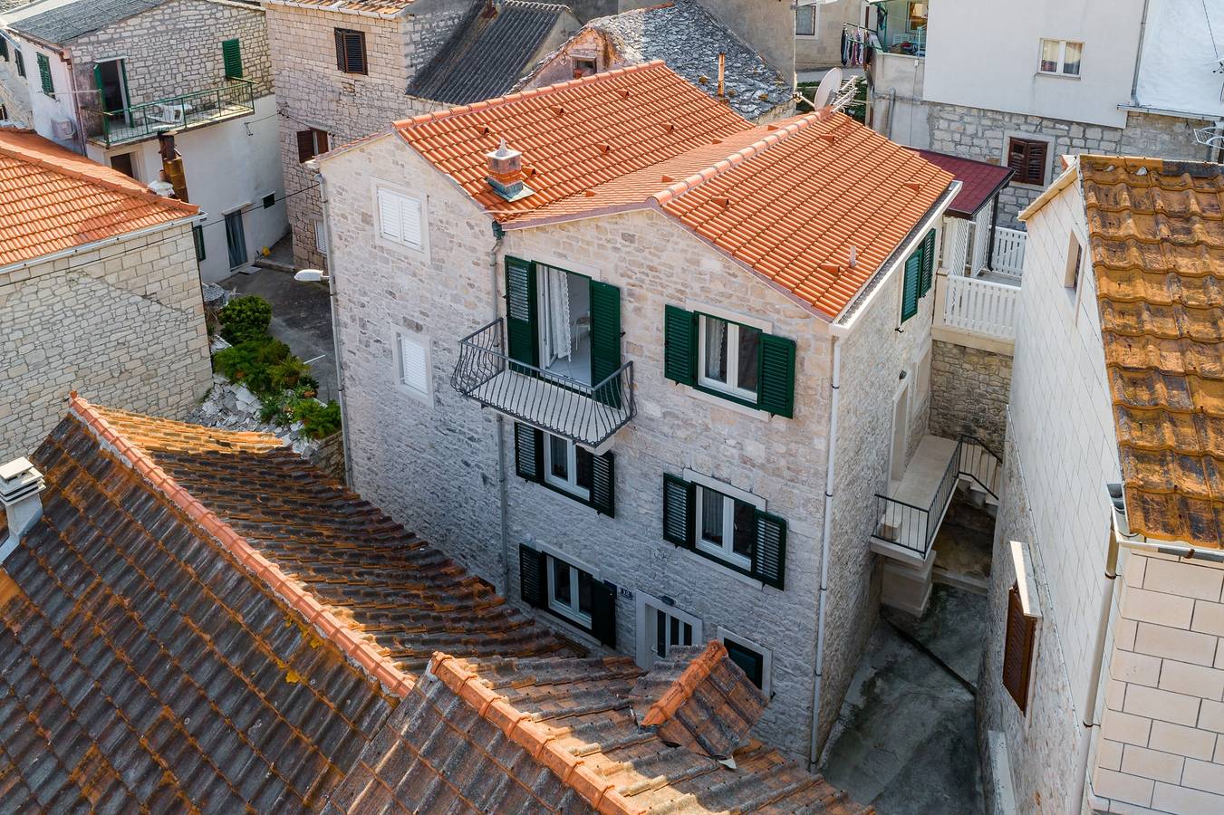 Ganze Wohnung, Apartments by the sea Pučišća, Brač - 15381 in Pucisca, Brac