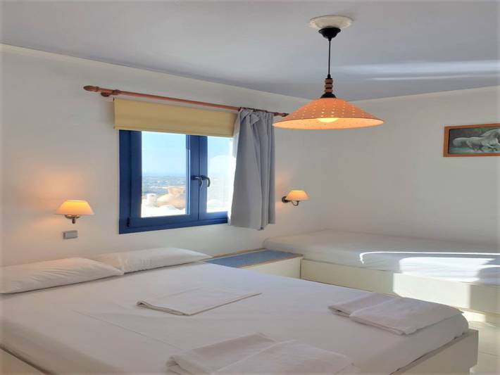 Gîte pour 5 personnes, avec vue sur l’océan ainsi que vue et jardin, animaux acceptés à Chersónissos - 4