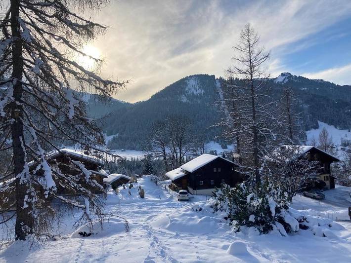 Gîte pour 4 personnes, avec jardin ainsi que terrasse et vue dans Les Diablerets - 4