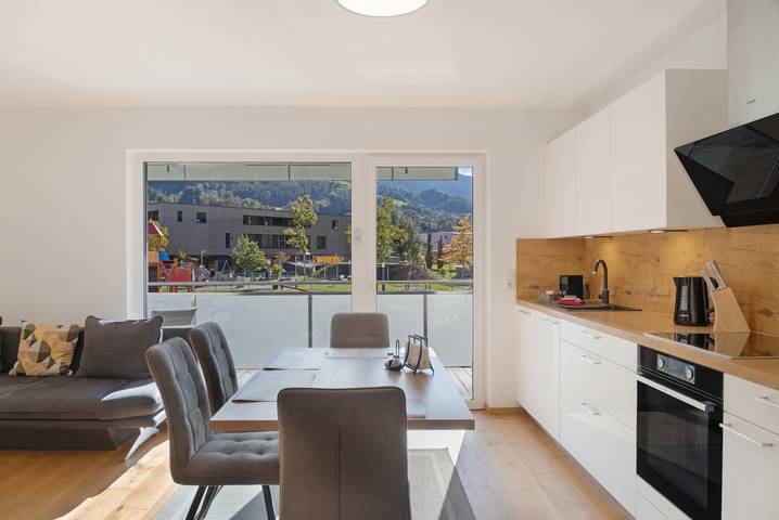 Ganze Wohnung, Apartment Little Alpenapart mit Bergblick, Balkon und WLAN in Tuxer Alpen, Volders
