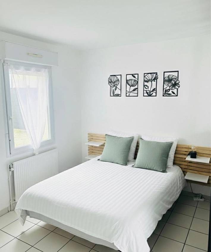 Appartement de vacances pour 4 personnes, avec jardin