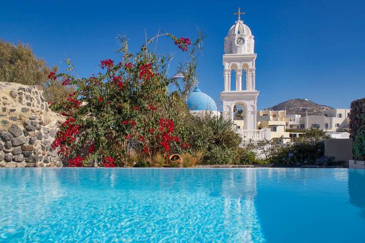 Location de vacances pour 6 personnes, avec terrasse et jardin à Megalochori - 3