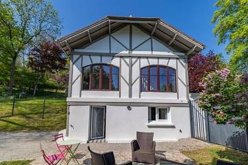 Maison de vacances pour 4 personnes, avec vue ainsi que terrasse et jardin, animaux acceptés dans Val-d'Oise