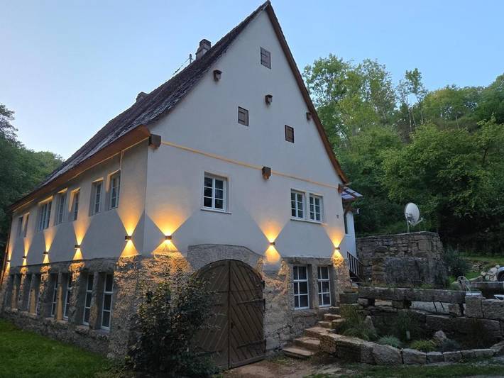 Ferienhaus für 6 Personen, mit Sauna und Garten sowie Ausblick in Rothenburg ob der Tauber