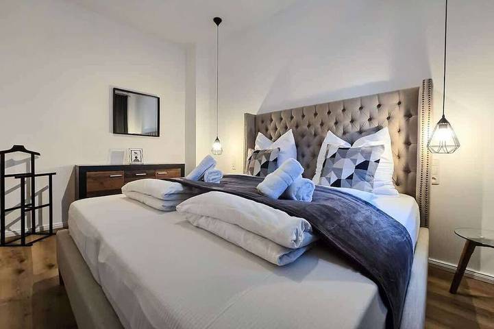 Ganze Wohnung, Alpha Apartments: 3 Sz Art Suite, zentral für 6P in Dortmund, Ruhrgebiet