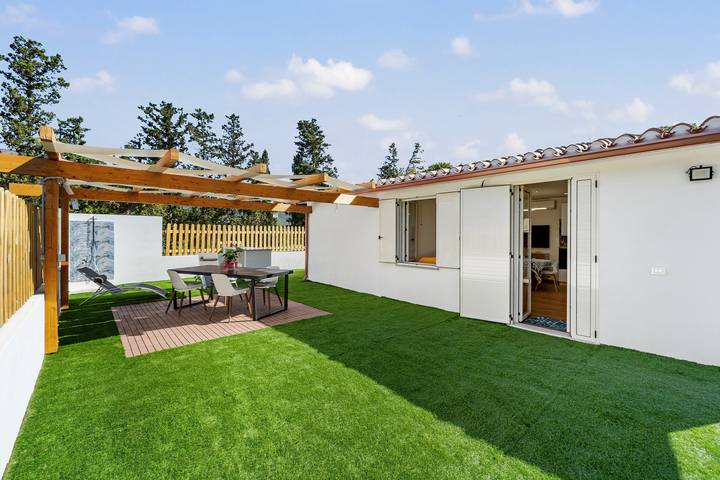 Maison de vacances pour 6 personnes, avec Jardin dans Portixeddu