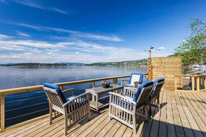 Dom dla 6 osób, z Balkon i Taras oraz Ogród i Widok w Oslo Gmina