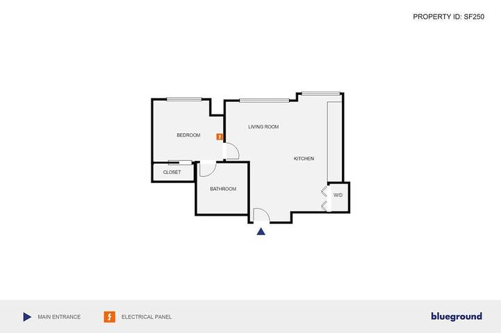 Apartment for 2 people, with sauna, with pets in San Francisco