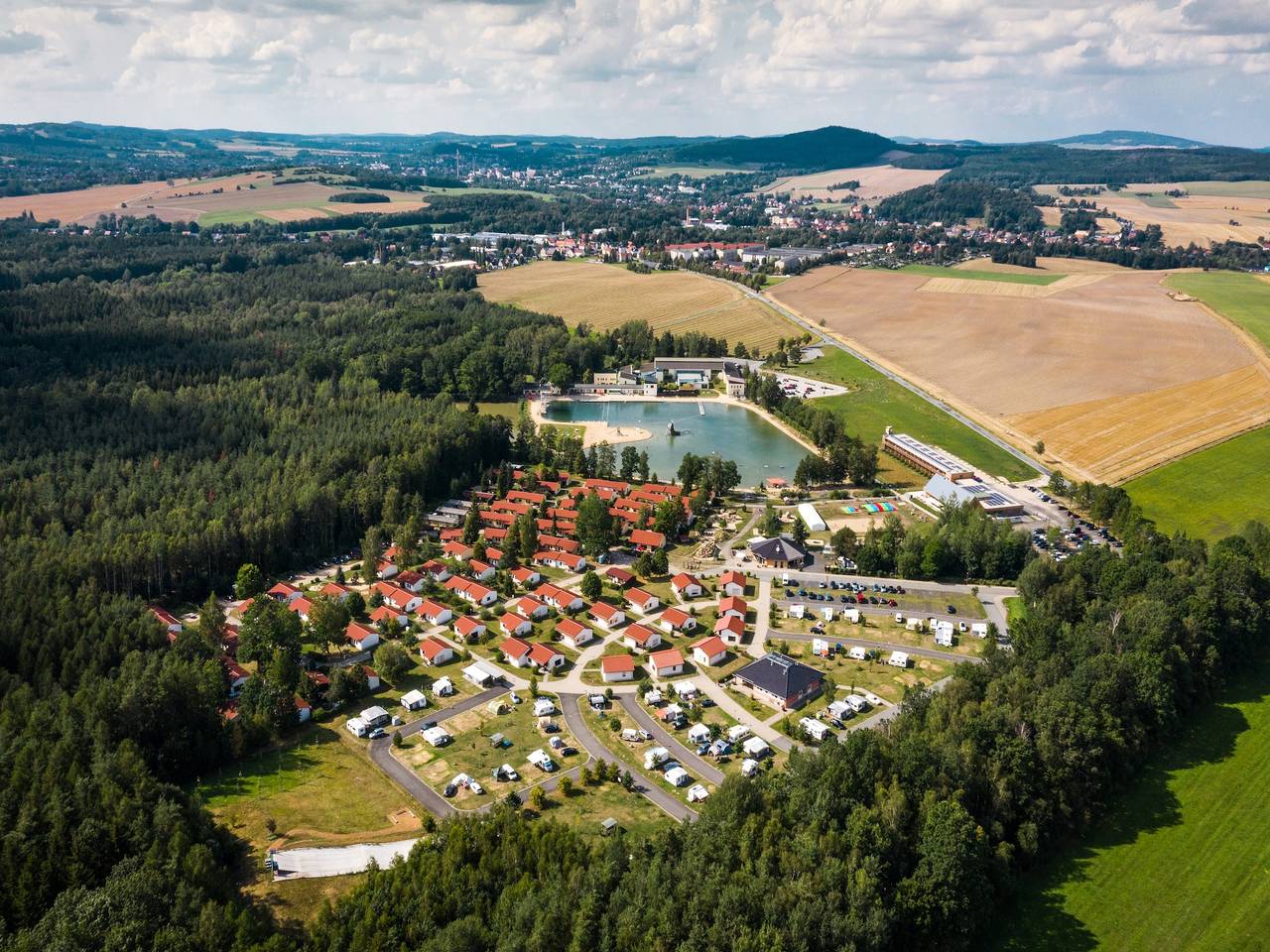 Ferienhaus im Trixi Ferienpark in Großschönau, Zittauer Gebirge
