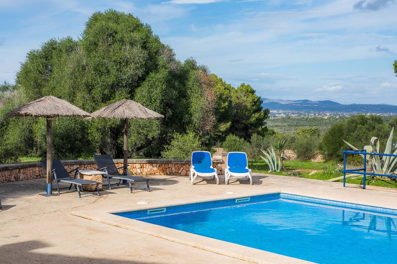 Villa "Son Xota de Dalt" with Private Pool, Private Terraces & Wi-Fi in Campos, South Majorca