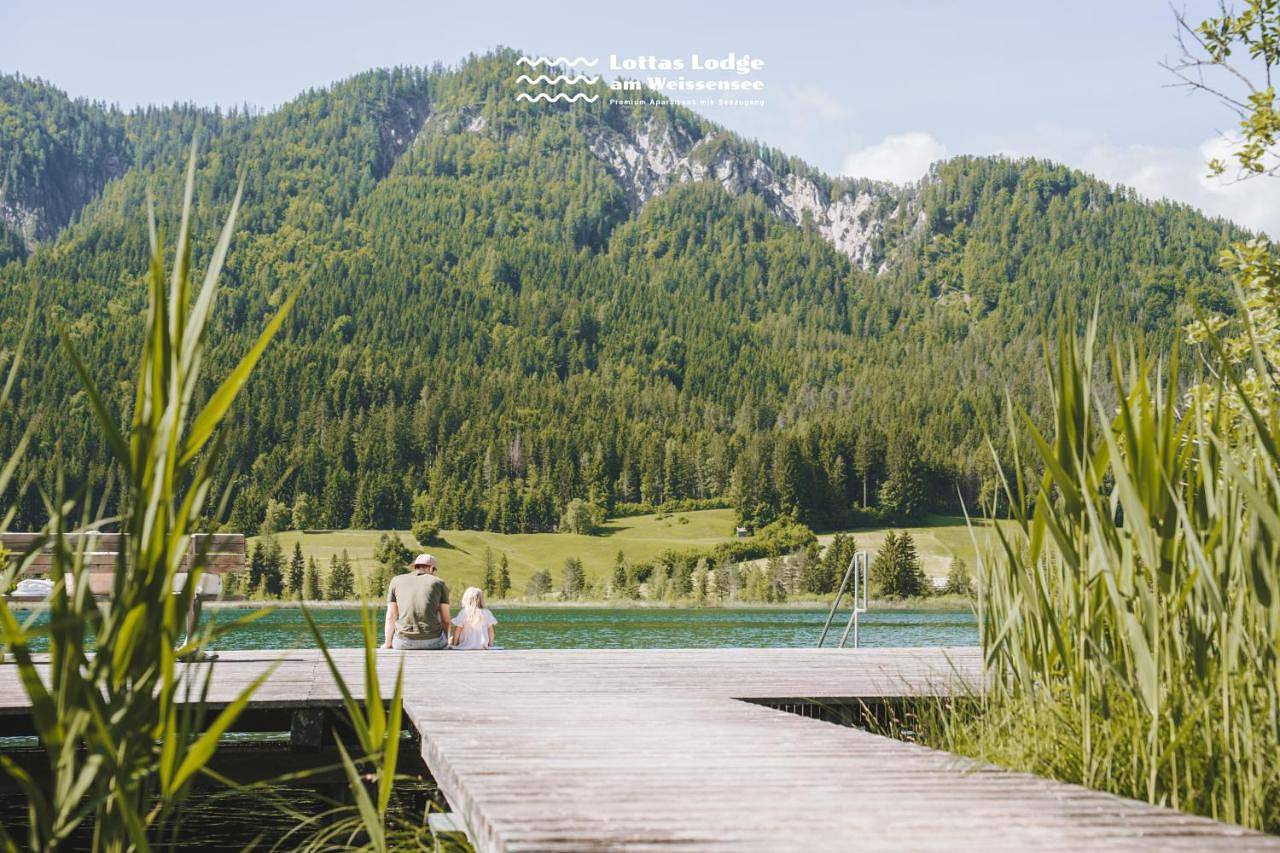 Geheel appartement, Lottas Lodge am Weissensee - Exklusive Ferienwohnung mit privatem Seezugang in Gailtaler Alpen, Weissensee