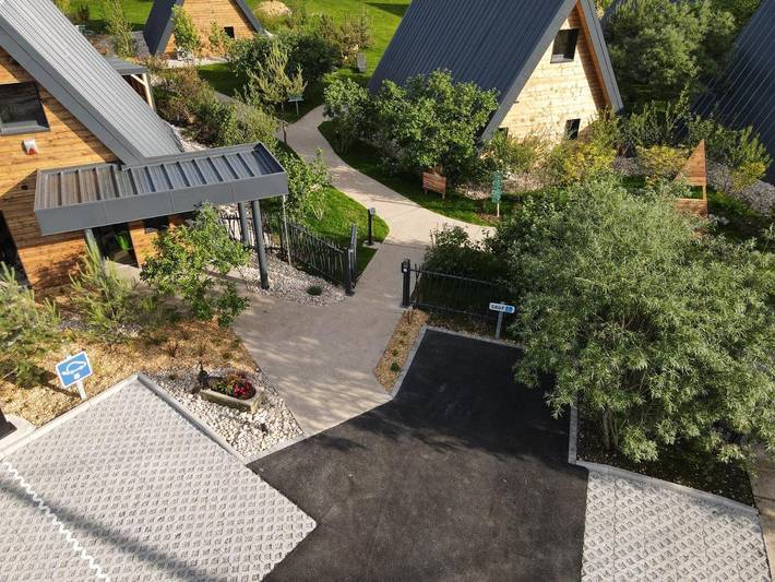 Chalet pour 2 personnes, avec Terrasse et Jardin