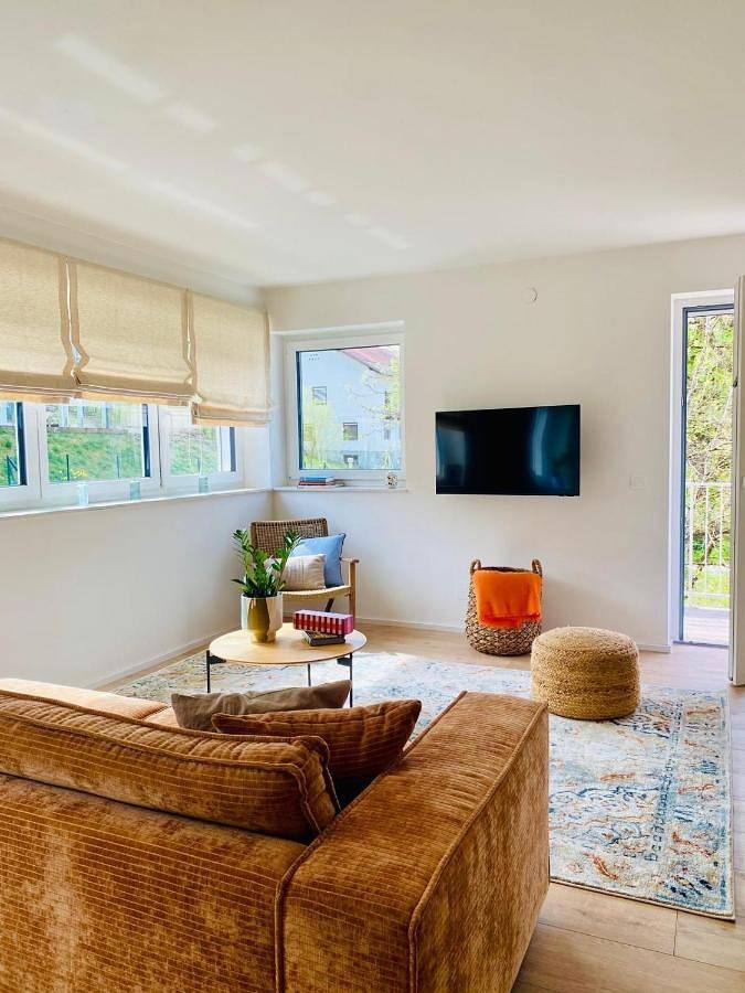Ferienwohnung für 4 Personen, mit Ausblick und Balkon
