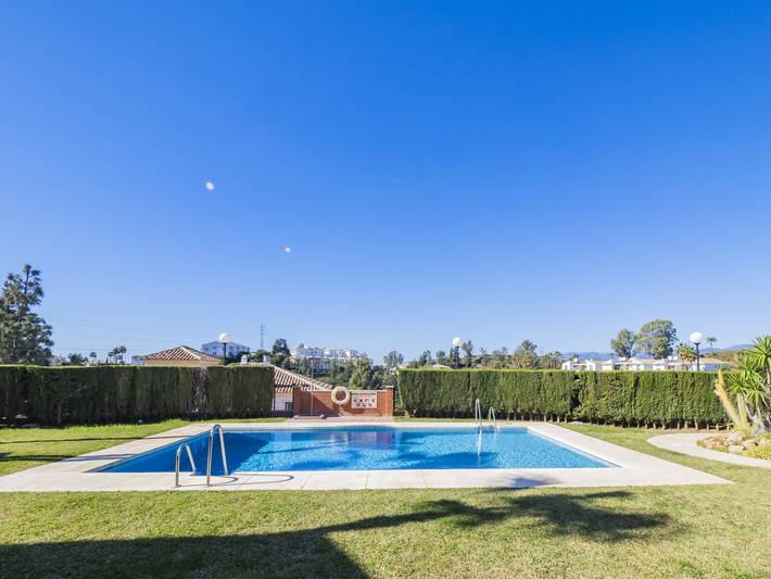 Vakantiehuis voor 4 personen, met uitzicht op zee en tuin, kindvriendelijk in Mijas Costa