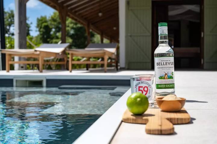 Villa pour 8 personnes, avec jardin ainsi que vue et piscine dans Marie-Galante - 2