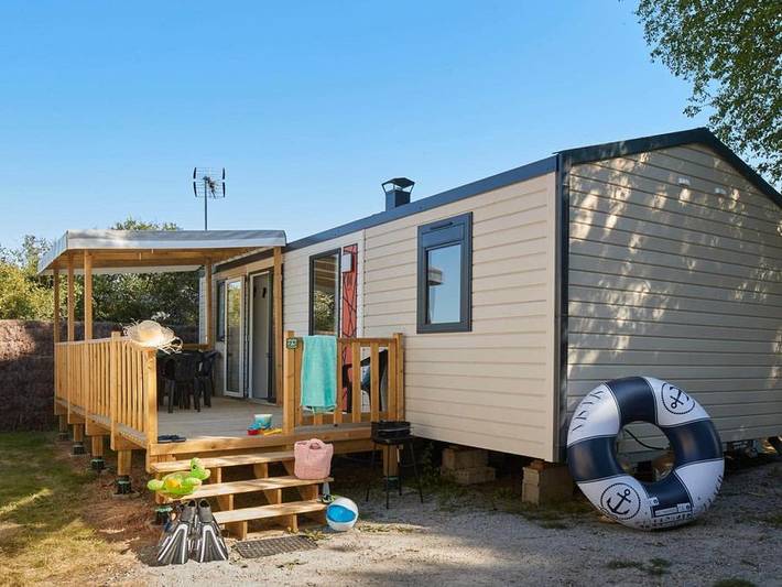 Mobil home pour 8 personnes, avec bassin pour enfant à Mesquer - 2