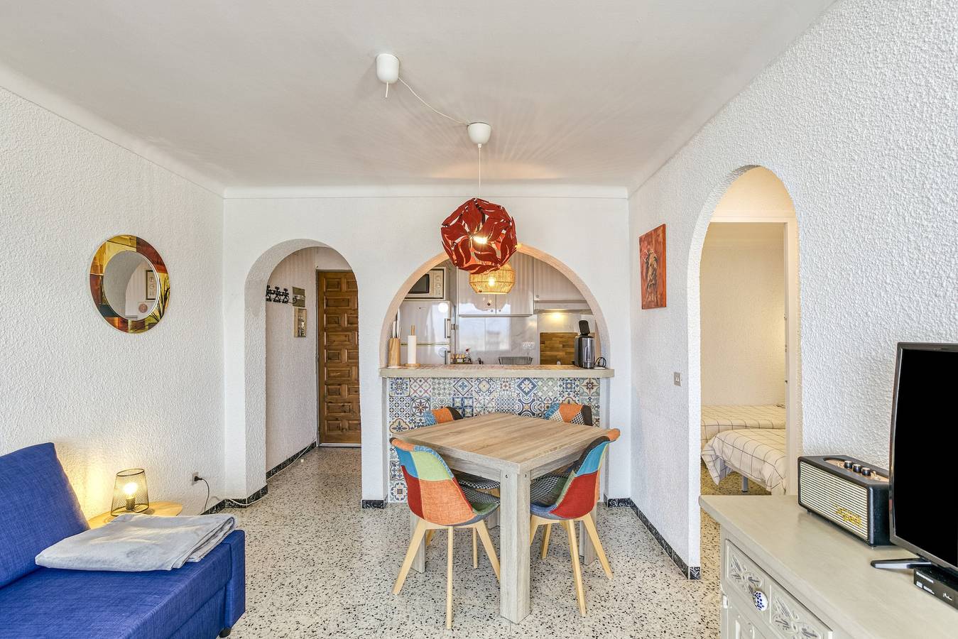 Apartamento entero, Apartamento 'Location Bord De Mer' con vistas a la montaña, Wi-Fi y aire acondicionado in Ampuriabrava, Alt Empordà