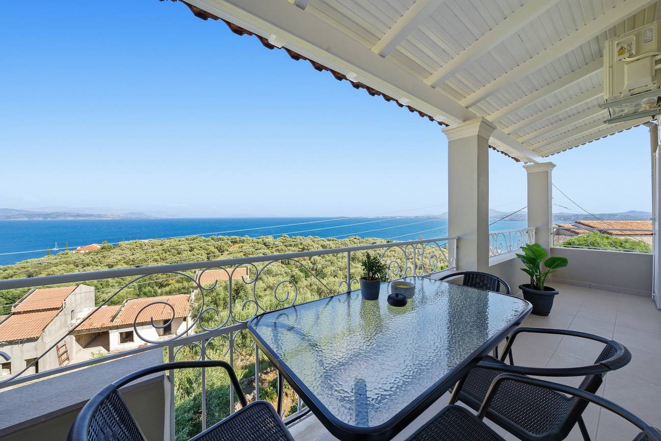 Ολόκληρο το διαμέρισμα, Anifo Apartment with Sea View, Wi-Fi, and Air Conditioning in Μπαρμπάτι, Κέρκυρα