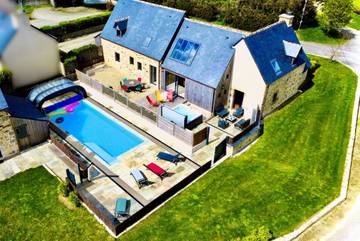Cottage pour 8 personnes, avec jardin et terrasse à Bourg-Blanc