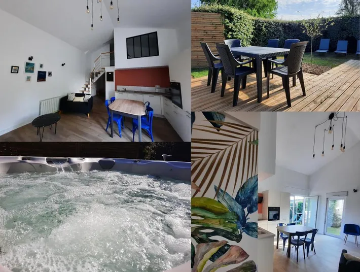 Casa de vacaciones para 6 personas, con jardín y jacuzzi - 1