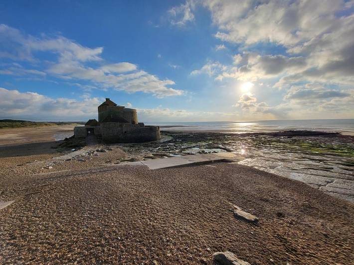 Gîte pour 3 personnes, avec vue ainsi que sauna et terrasse, animaux acceptés à Ambleteuse - 4