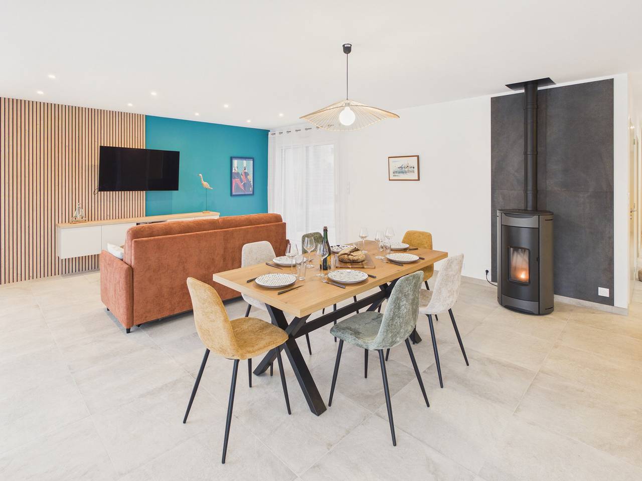 Maison neuve pour 6 avec jardin et terrasse in Plonéour-Lanvern, Côte de Cornouaille