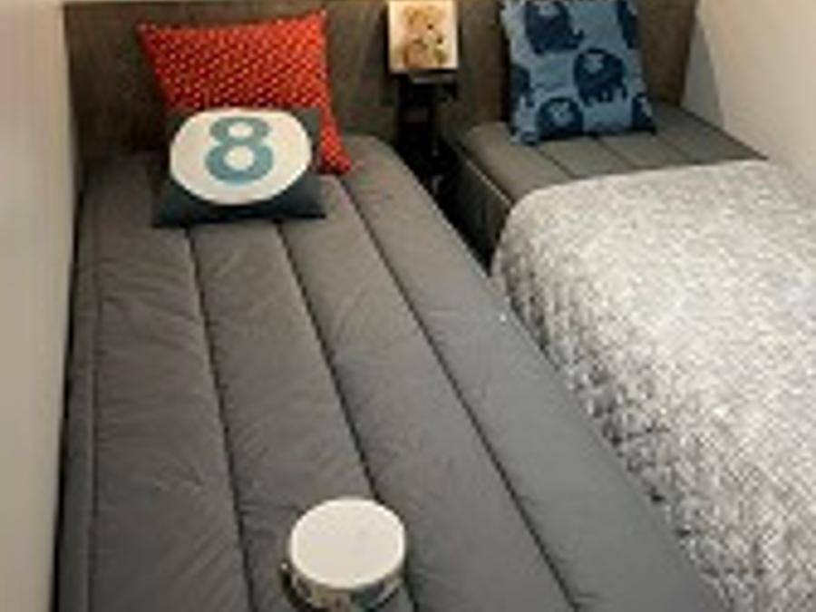 Camping La Cigaline - Mobilheim 4 personen - Pomerol in Montpon-Ménestérol, Périgord Blanc