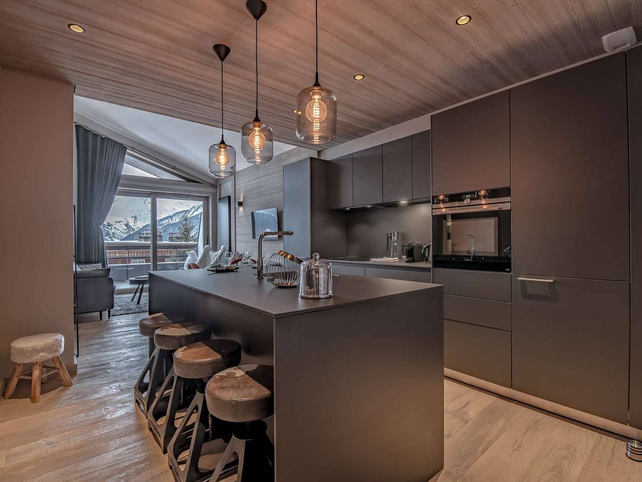 Appartement entier, Courchevel 1550 - 5 pers, centre, parking, Wi-Fi in Saint-Bon-Tarentaise, Massif de la Vanoise