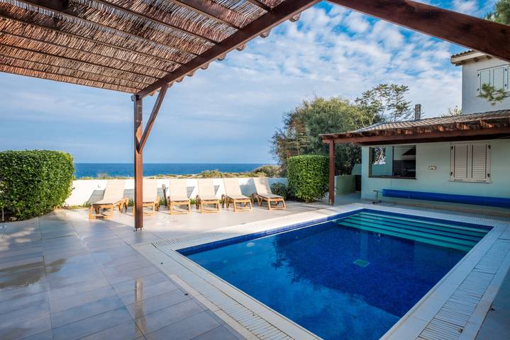 Villa mit pool für 9 Personen, mit Pool und Balkon/Terrasse auf Zypern - 4