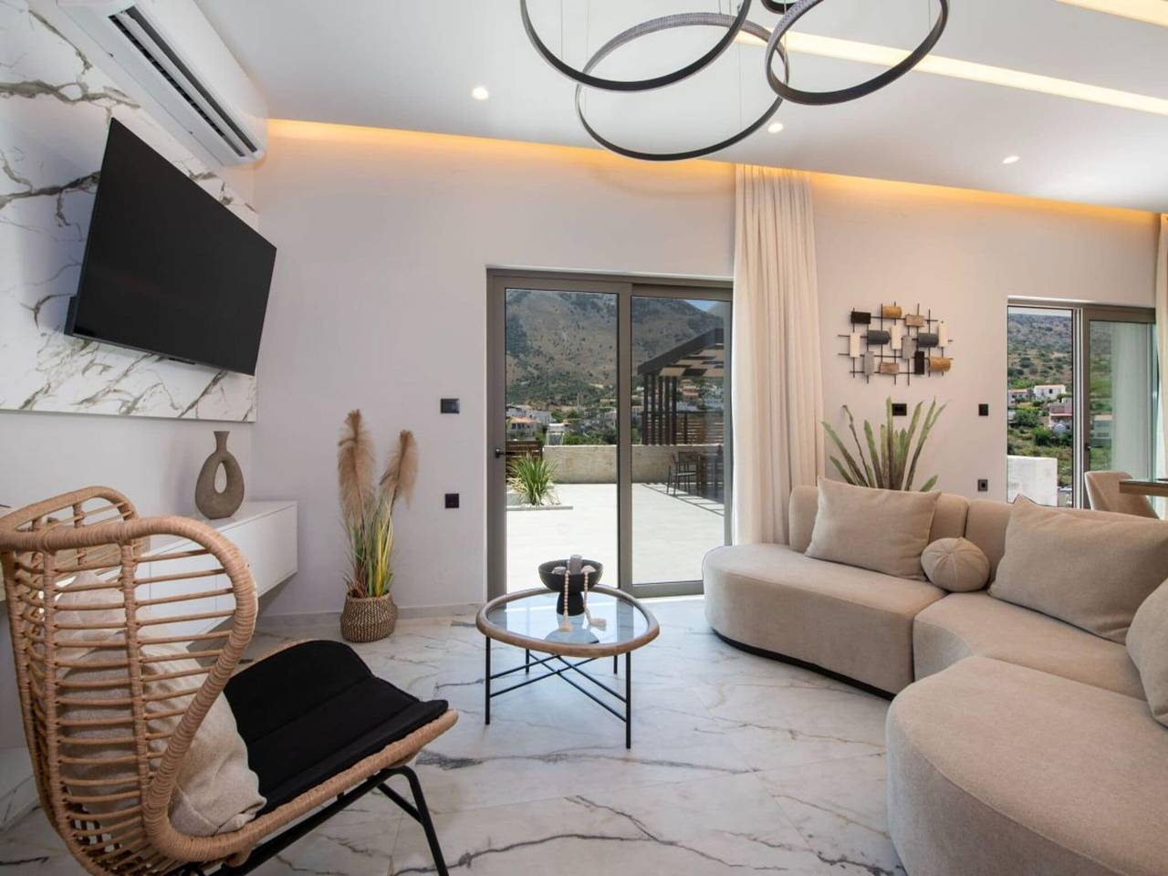 Villa Kournas für 12 Gäste mit Pool in Chania und Umgebung