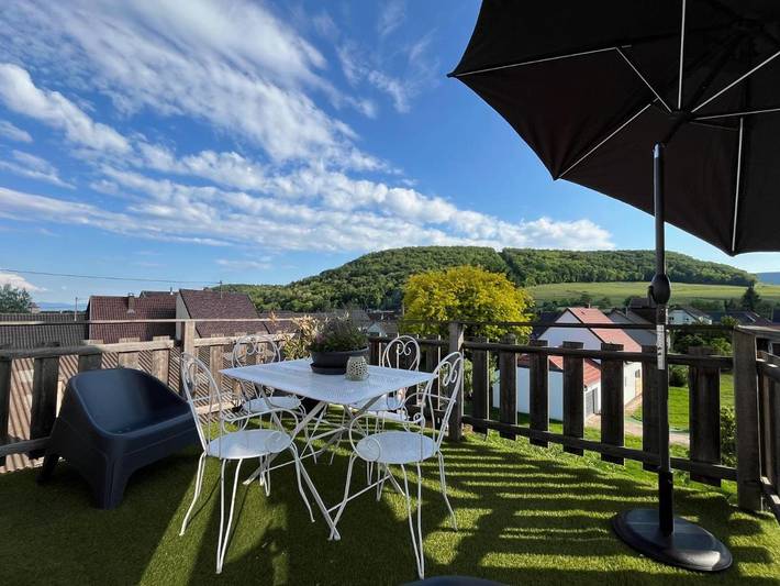 Appartement de vacances pour 6 personnes, avec Terrasse et Vue