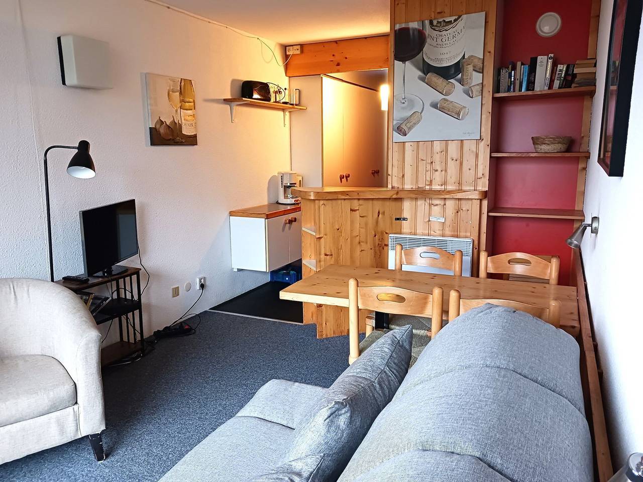 Ganzes Studio, Gemütliches Studio für 4 nahe den Pisten in Arc 2000 in Les Arcs, Bourg-Saint-Maurice