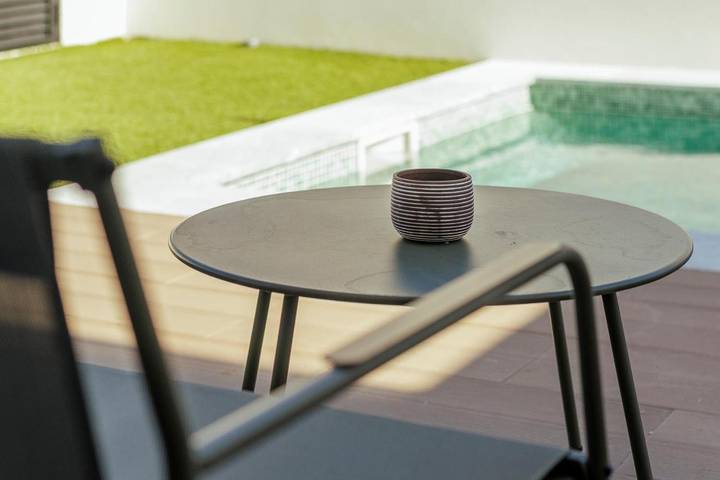 Location de vacances pour 9 personnes, avec balcon ainsi que jardin et piscine dans Fernão Ferro - 3