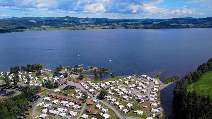 Camping for 3 personer, med Terrasse i Oppland
