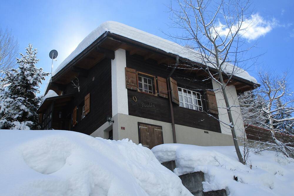 Chalet in Grächen, auf sonn. Hochplateau, unverbaute Lage mit ganztätig Sonne in St. Niklaus, Walliser Alpen