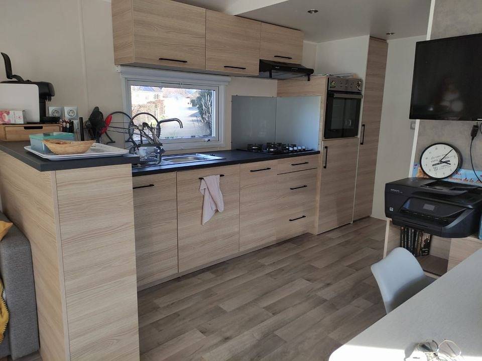 Camping Le Chanet - Mobilhome 4 personas - Mobil home de prestigio Emotion 2 habitaciones in Ornans, Jura Francais