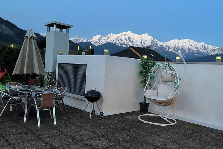 Maison de vacances pour 6 personnes, avec jardin et jacuzzi, animaux acceptés à Sallanches