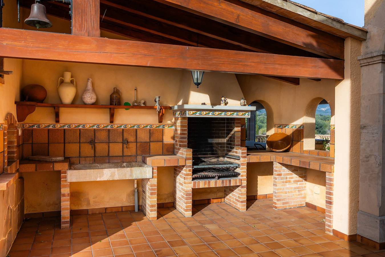 Maison de vacances « El Olivar » avec vue sur la montagne, Wi-Fi et climatisation in Selva, Majorque l'intérieur des terres