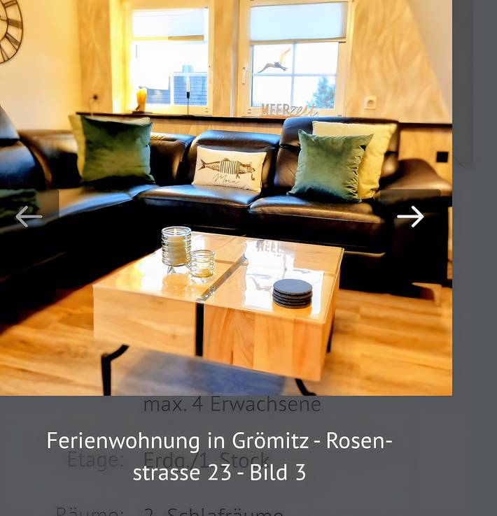 Apartamento inteiro, Apartamento 'A. Klumpp' com vista para o mar, varanda e Wi-Fi in Gromitz, Ostholstein
