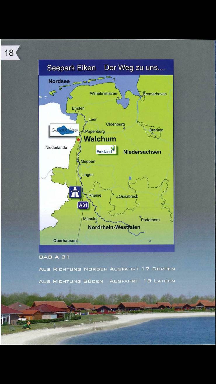 Ferienhaus Seeblick in Walchum, Emsland