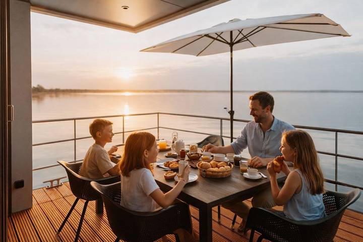 Ferienhaus für 4 Personen, mit Seeblick und Terrasse sowie Ausblick im Lausitzer Seenland - 4