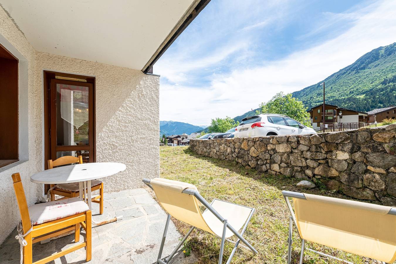 Ganze Wohnung, Ferienwohnung 'La Bûche' mit Bergblick und privater Terrasse in Valmorel, Les Avanchers-Valmorel