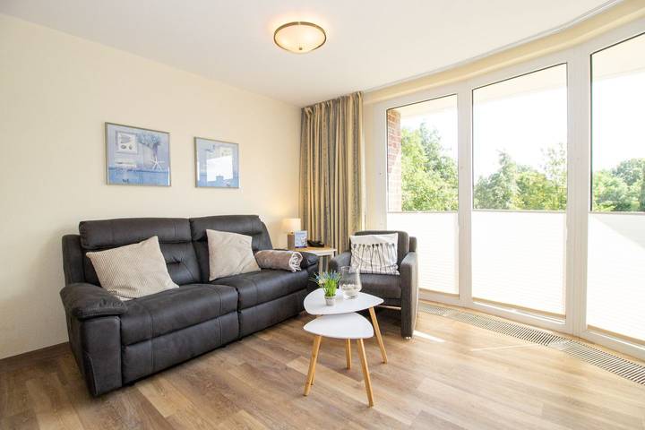 Ferienwohnung für 2 Personen, mit Balkon und Sauna in Döse
