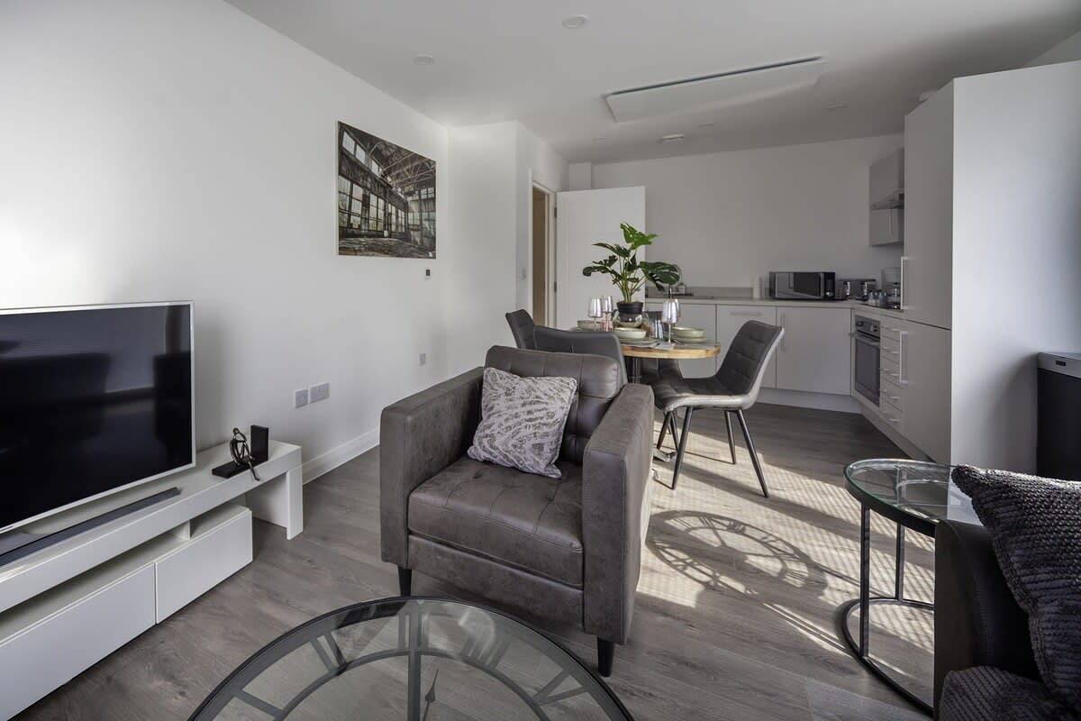 Ganze Wohnung, Ferienwohnung für 4 Personen mit Balkon/Terrasse in Ashford, Ashford und Umgebung