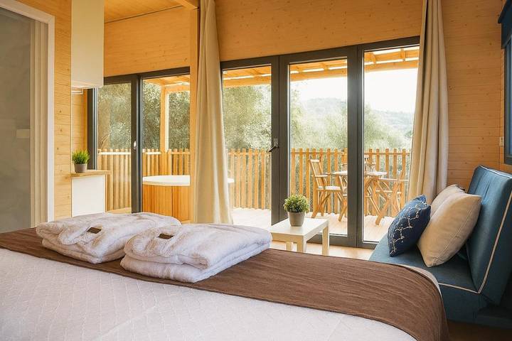 Camping für 3 Personen, mit Garten und Ausblick, mit Haustier in Galicien - 3